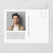 MBA 5 Fotomastergraad Afstuderen Aankondigingskaart (Achterkant)