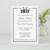 MBA-Afstudeerder 2017 Afstuderen Uitnodigen (Zwart Kaart (Staand voorkant)