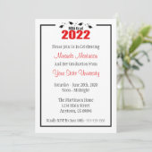 MBA Afstudeerder 2022 Afstuderen nodigt (Rode Pett Kaart (Staand voorkant)