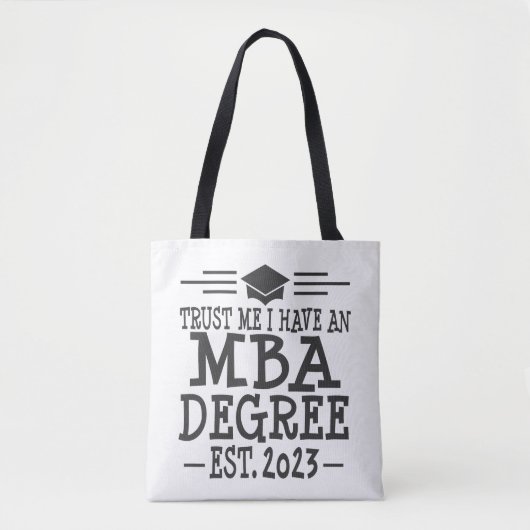 MBA Afstuderen 2023 Masters Business Tote Bag (Voorkant)