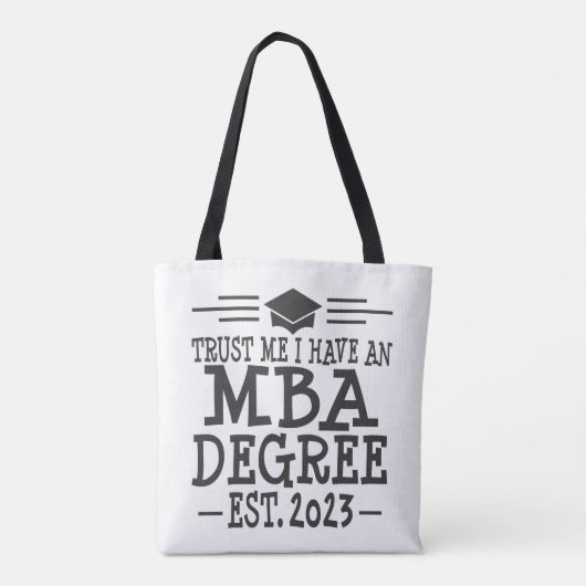 MBA Afstuderen 2023 Masters Business Tote Bag (Achterkant)