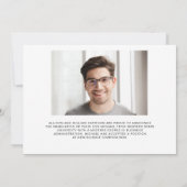 MBA Afstuderen 5 Afstuderen Fotomastergraad Aankondiging (Achterkant)