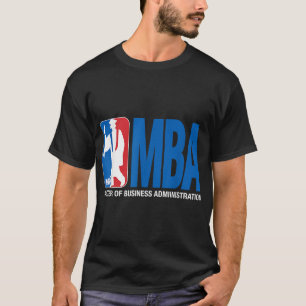 MBA Afstuderen Gift Basketball Theme Pun Afstudeer T-shirt