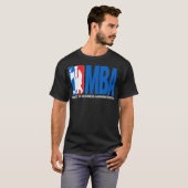 MBA Afstuderen Gift Basketball Theme Pun Afstudeer T-shirt (Voorkant volledig)