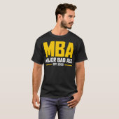 MBA Afstuderen Gifts for Him Master Graduat T-shirt (Voorkant volledig)