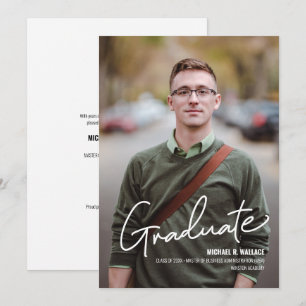 MBA bedrijf Afstuderen Aangepaste fotonaam Aankondiging