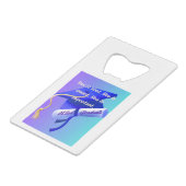 MBA Gift Creditkaart Flessenopener (Achterkant Gekanteld)