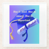 MBA Gift Glazen Onderzetter (Voorkant)