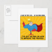 MBA Graduates kent de Antwoorden op Alle Problemen Aankondigingskaart (Voorkant / Achterkant)