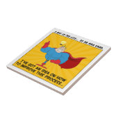 MBA Graduates kent de Antwoorden op Alle Problemen Tegeltje (Zijkant)