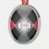 mba metalen ornament (Links)