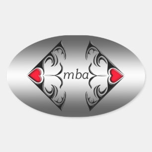 mba ovale sticker
