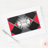 mba rechthoekige sticker (Envelop)