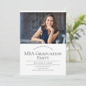 MBA Two Photo Afstuderen Kaart (Staand voorkant)