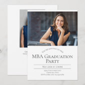 MBA Two Photo Afstuderen Kaart (Voorkant / Achterkant)