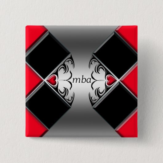 mba vierkante button 5,1 cm (Voorkant)