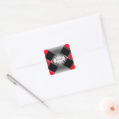 mba vierkante sticker (Envelop)