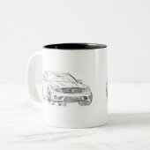 MBAMG C63 2008 TWEEKLEURIGE KOFFIEMOK (Voorkant links)