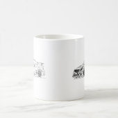 MBAMG C63 Black 2012 Magische Mok (Center)