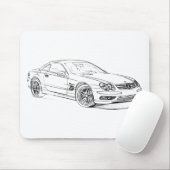 MBAMG SL55 2006 MUISMAT (Met muis)