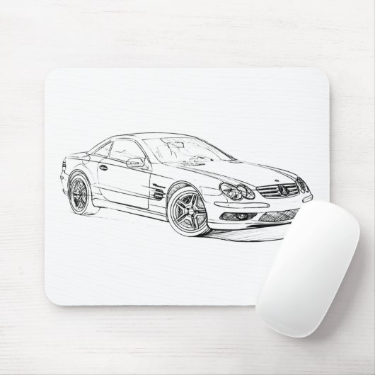 MBAMG SL55 2006 MUISMAT (Met muis)