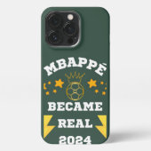 Mbappé werd real 2024 in het Engels iPhone Hoesje (Achterkant)