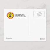 MBC Geen koffie Geen studierapkaart Briefkaart (Achterkant)