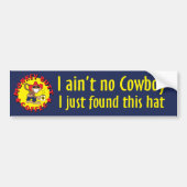 MBC is geen Cowboy Bumber Sticker (Voorkant)
