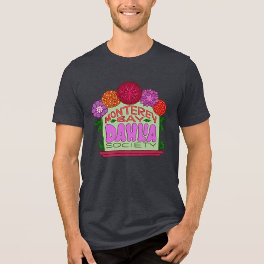 MBDS donker logo Heren Tri-Blend shirt (Voorkant)