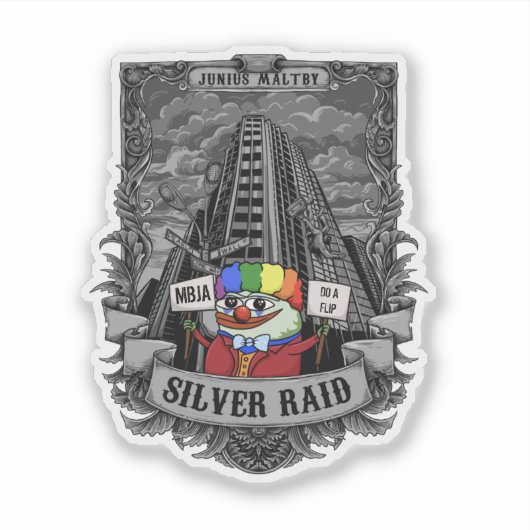 MBJA Flip T-Shirt Sticker (Voorkant)