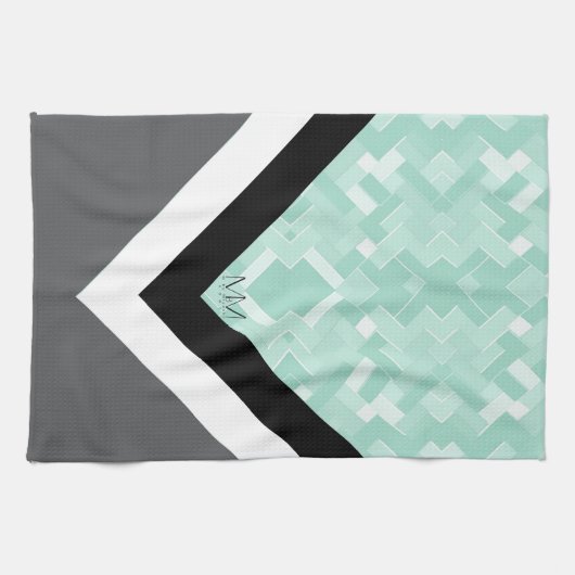 MbM HOME Keukenhanddoek - Mint Madness (Horizontaal)