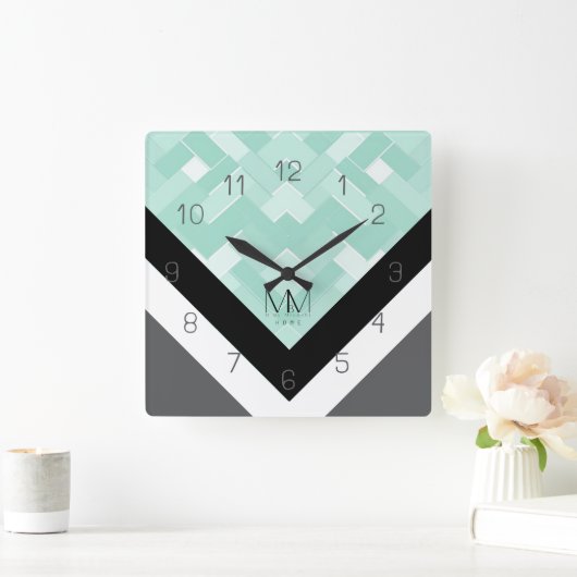 MbM HOME Muur Klok - Mint Madness (Huis)