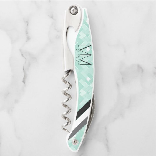 MbM HOME Open het plezier! Kurkentrekker - Mint Ma (Voorkant)