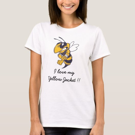 Mbrfl gele jassen onder de 10 t-shirt (Voorkant)