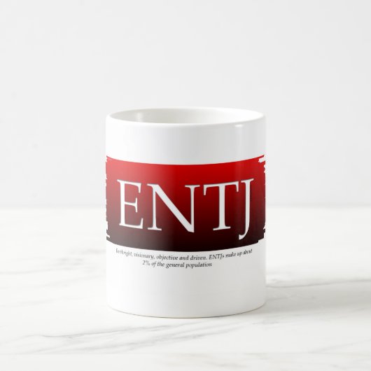 MBTI ENTJ Coffee Mok (Center)