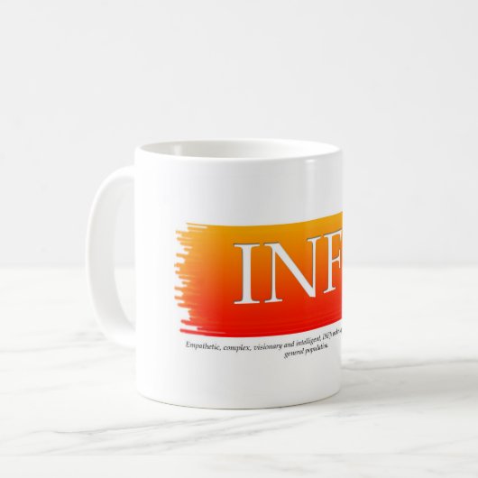 MBTI INFJ Coffee Mok (Voorkant links)