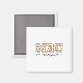 Mbu Nurse Pumpkin Fall Mother  Magneet (Voorkant / Achterkant)