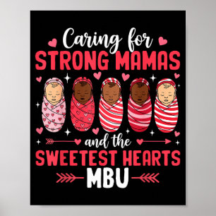 Mbu valentijn moeder baby verpleegster valentijnsd poster