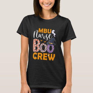 MBU Verpleegster Boo Crew Spooky Boo Geest Hallowe T-shirt