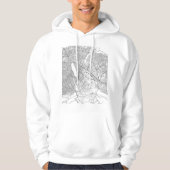 Mbuji-Mayi Democratic Republic of the Congo Map Hoodie (Voorkant)