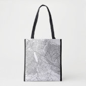 Mbuji-Mayi Democratic Republic of the Congo Map Tote Bag (Voorkant)