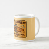 Mbuna Brew – Territoriale gebraden Cichlid koffie Koffiemok (Voorkant rechts)