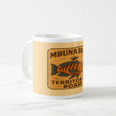 Mbuna Brew – Territoriale gebraden Cichlid koffie Koffiemok (Voorkant links)