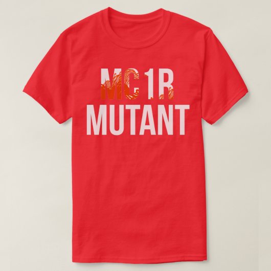 Mc1R Mutant Funny Redhead Ginger T-shirt (Design voorkant)