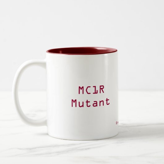 MC1R Mutant Tweekleurige Koffiemok (Links)