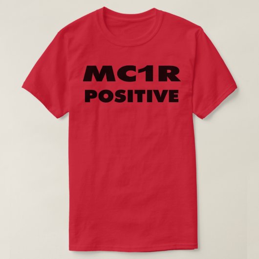 MC1R POSITIEF T-shirt Klassieke TShirt (Design voorkant)