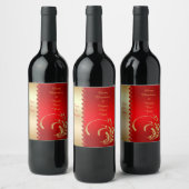 MC en HNY Bottle Label Wijn Etiket (Flessen)