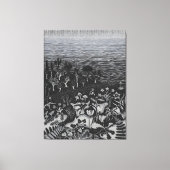 MC Escher art Canvas Afdruk (Voorkant)