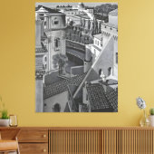 MC Escher art Canvas Afdruk (Insitu (Woonkamer))