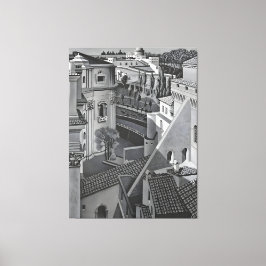 MC Escher art Canvas Afdruk